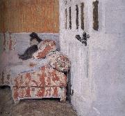 Edouard Vuillard On the sofa oil painting on canvas